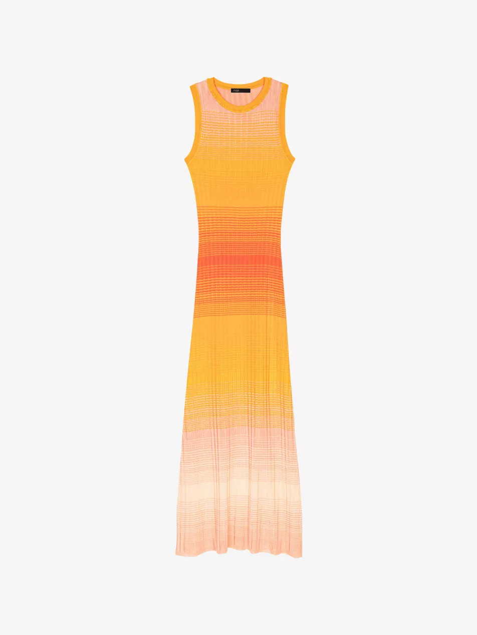 Tie-Dye Ribbed Knitted Maxi Dress | Selfridges