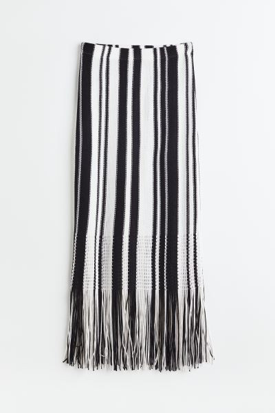 Fringe-trimmed Skirt | H&M (US + CA)