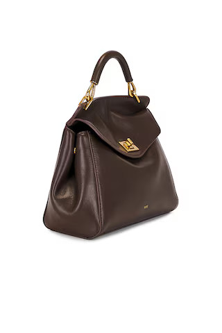Lucia Classic Top Handbag in Dark Brown | Revolve Clothing (Global)
