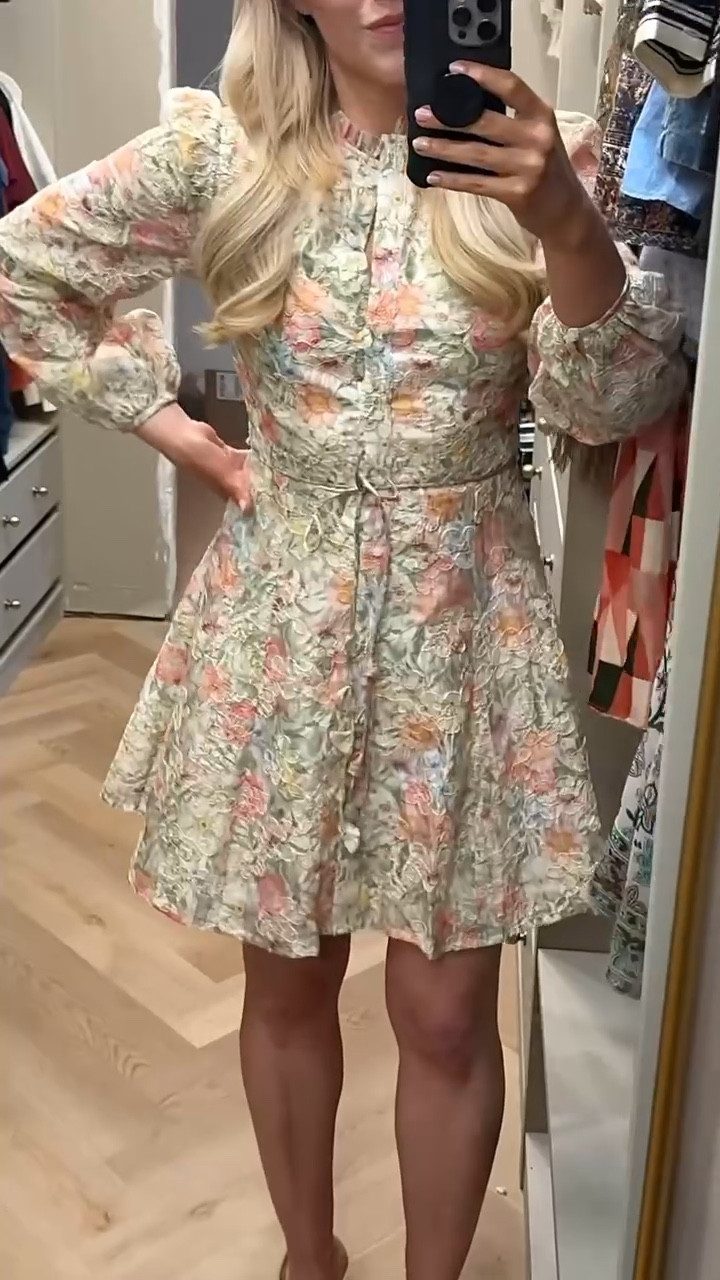 So cute - looks like Zimmermann!
RUNS SMALL across chest (wearing my usual XS but need small)


#LTKSeasonal