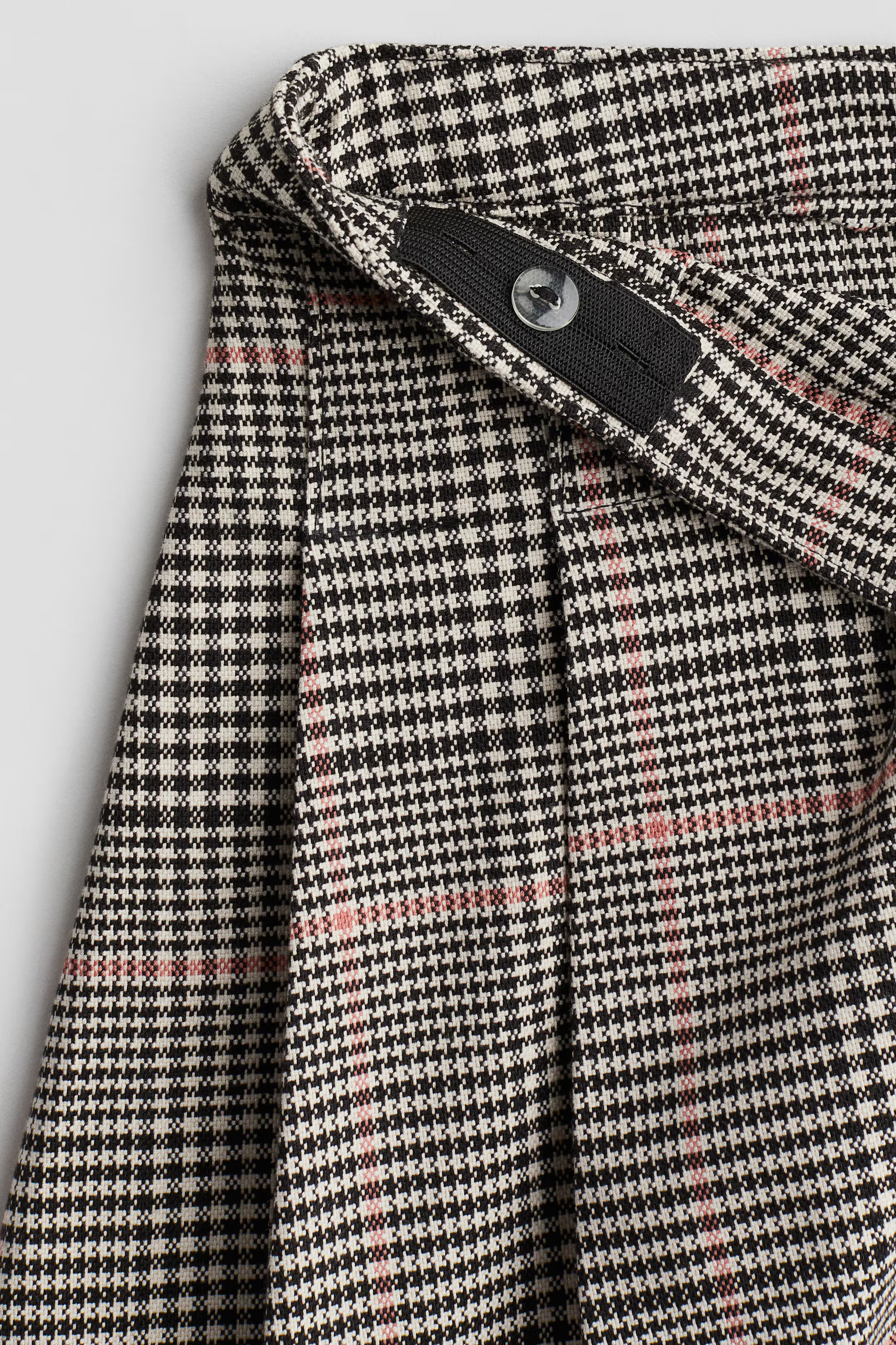 Pleated Skirt - Regular waist - Midi - Beige/plaid - Kids | H&M US | H&M (US + CA)