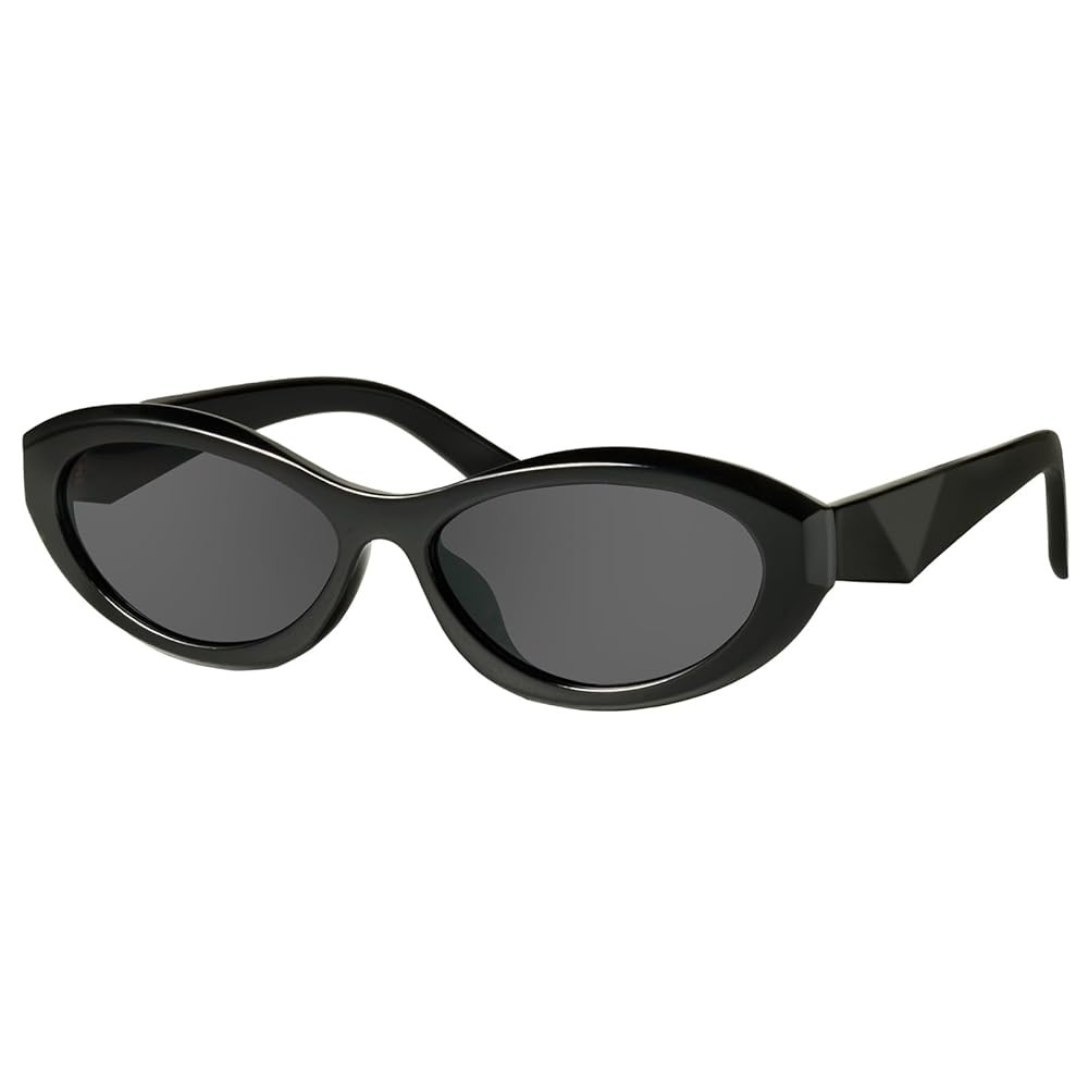 mosanana Oval Cat Eye Sunglasses for Women Retro Y2K Style MS52372 | Amazon (US)