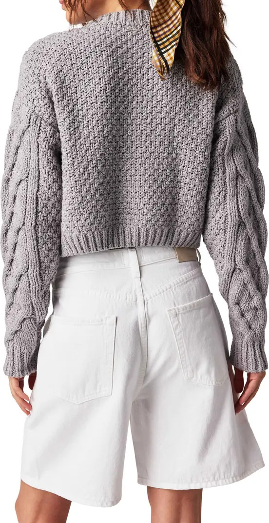 Free People Bonfire Cable Knit Cardigan | Nordstrom | Nordstrom