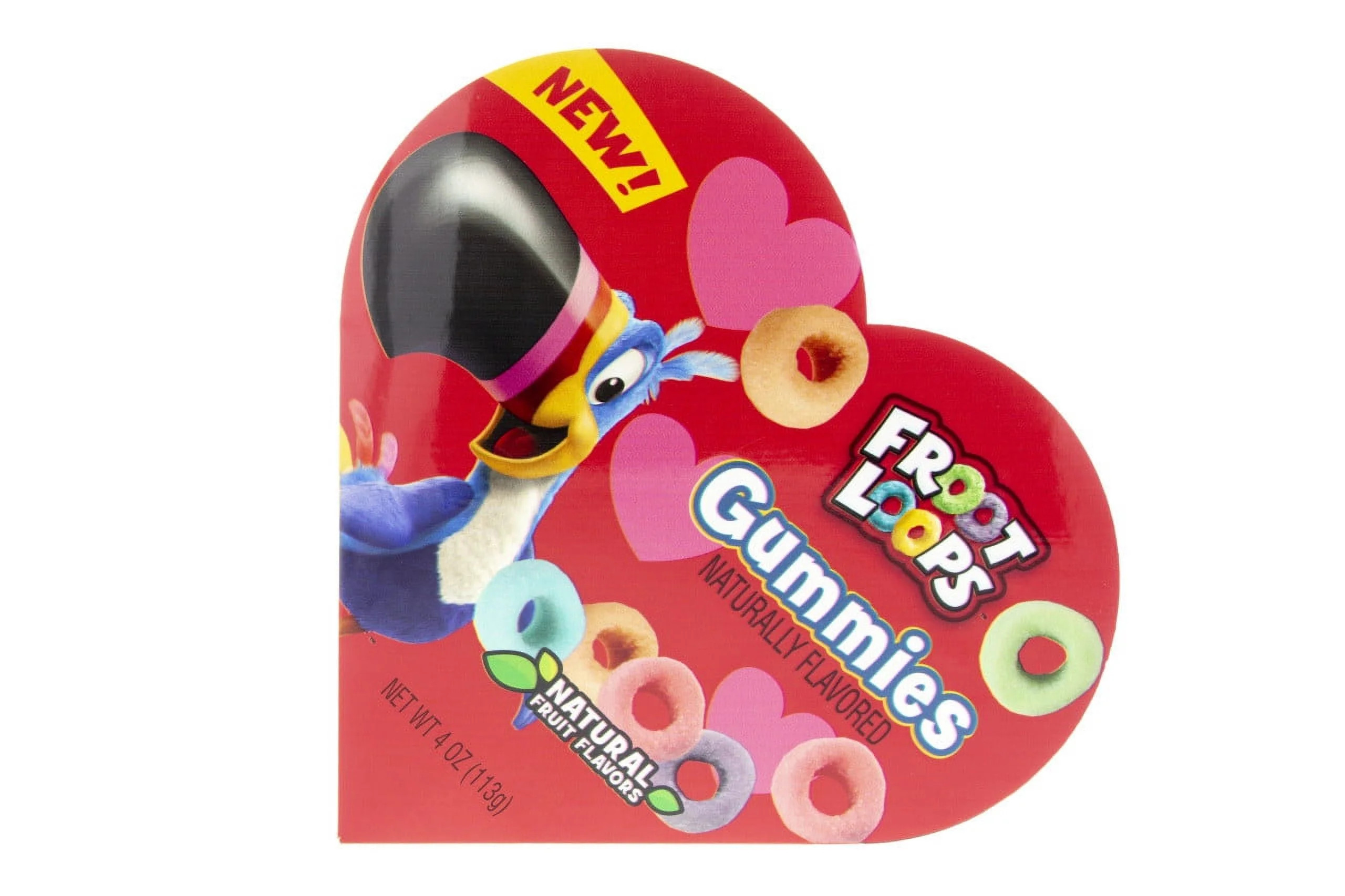 Valentine's Froot Loop Gummies Heart Box | Nostalgic Sweetness in an Adorable Package - Walmart.c... | Walmart (US)