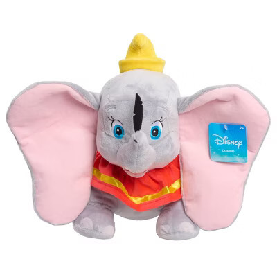 Disney Dumbo Plush Medium: Stuffed Character Toy, Polyester Material, Elephant Theme | Target
