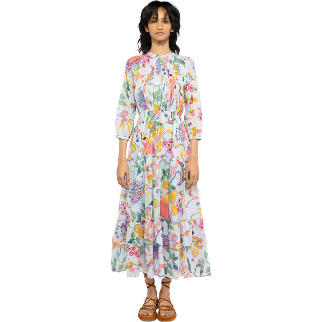 Women's Bazaar Dress, Cool Blue | Maisonette