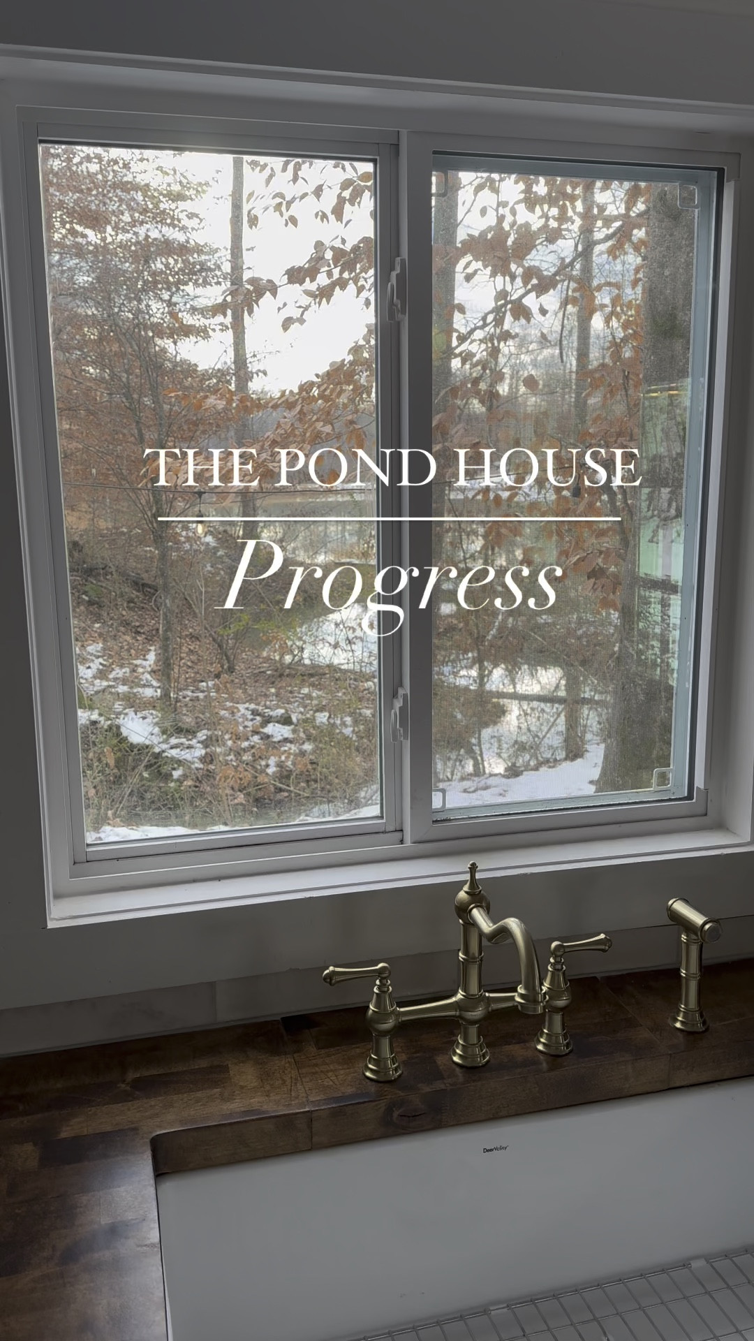 We’ve made progress on our Pond House kitchenette! 
We finally installed the sink, faucet, and backsplash from Lowe’s.  We are loving how it’s turning out. 🥰

#LTKHome