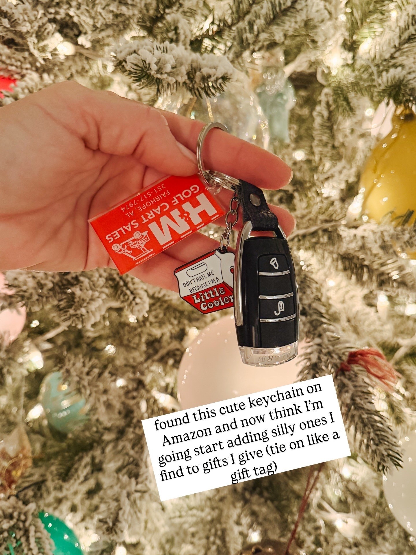 Amazon cute keychain find I’m going to start putting on gifts 

#LTKGiftGuide #LTKdayinmylife #LTKmomlife