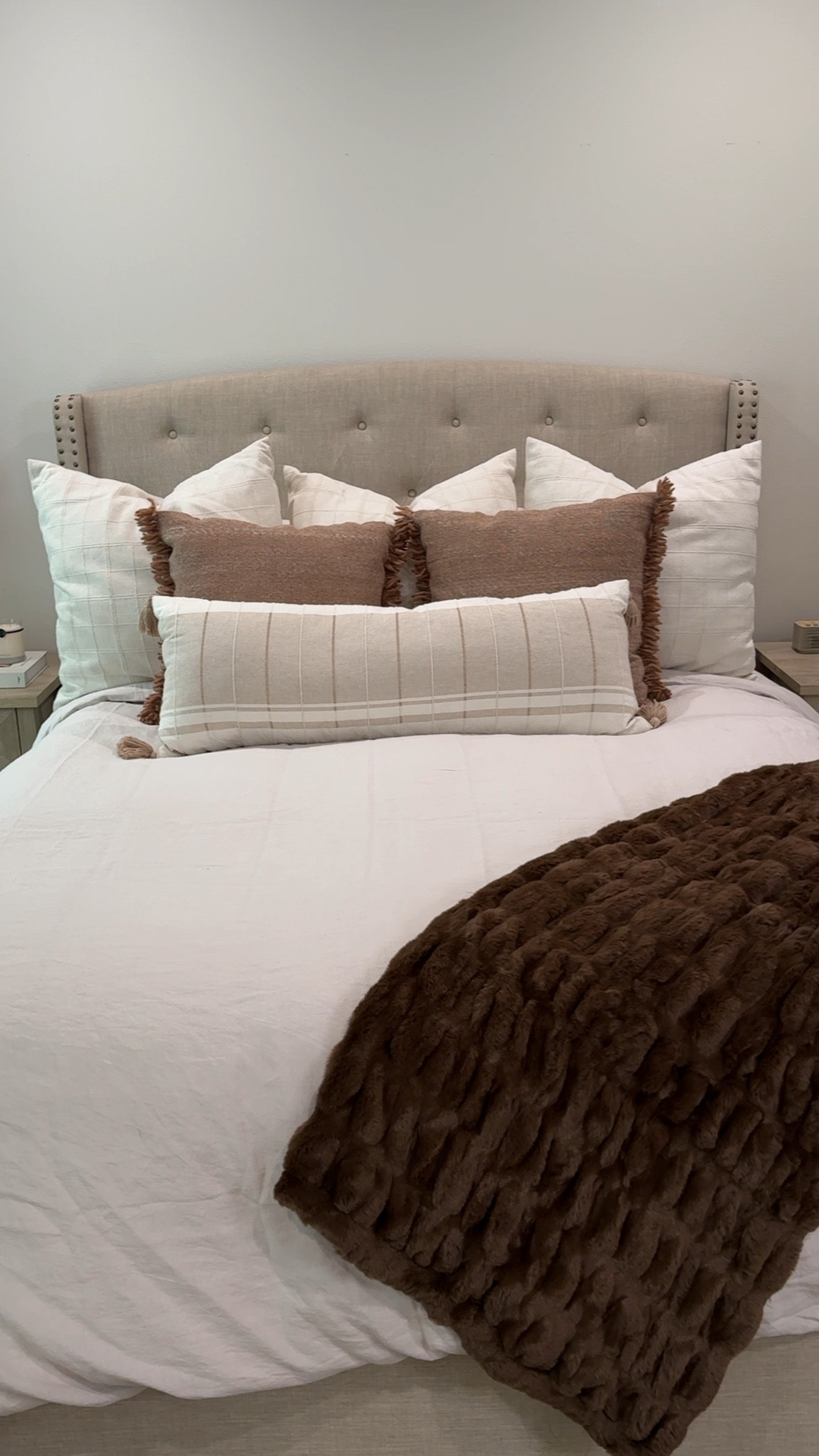 Bedding Details 🤎

#LTKstyletip #LTKhome #LTKVideo