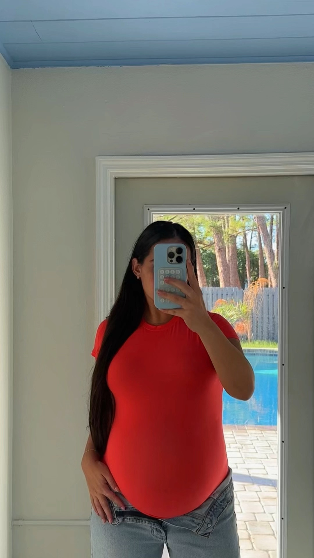 I totally understand the hype around the Skims Fits Everybody line. This T-Shirt and shade of red are everything! 

I’m 5’6 and 9 months pregnant! I got it in a medium but I almost wish I would have bought a large!! It’s sooo comfortable though. 

I added the colors/styles I want to try next!! 

fall outfits | bump style | pop of color | red staples | wish list | skims | fall trends 

#LTKmidsize #LTKHoliday #LTKbump