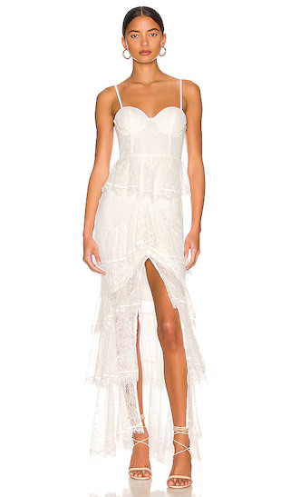 Zelda Fitz Gown in Ivory | Revolve Clothing (Global)