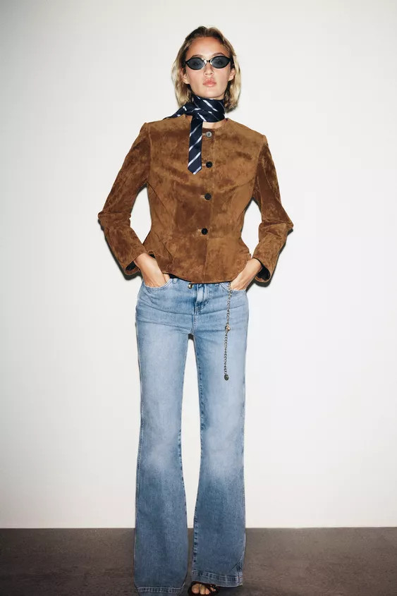 100% LEATHER JACKET | Zara US