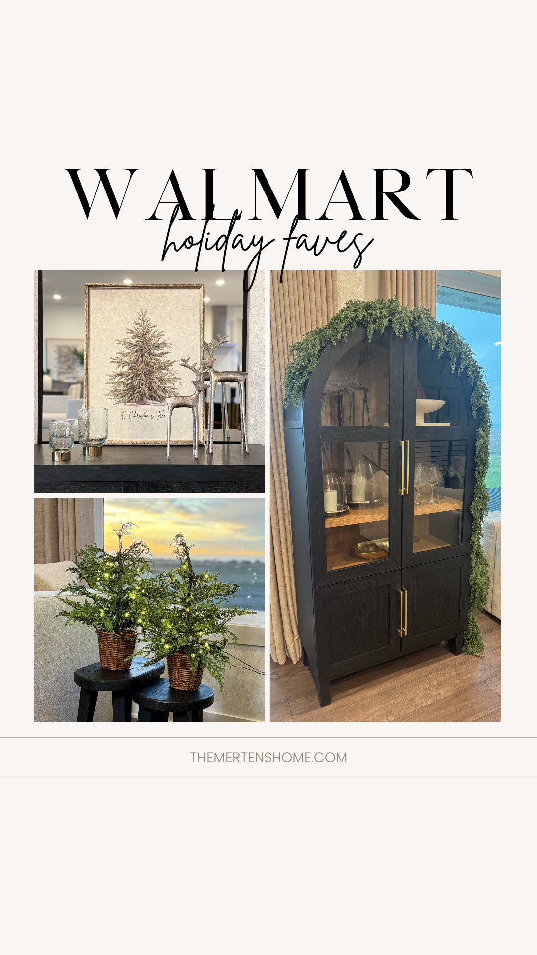 Walmart holiday faves I’m loving this season that make every space feel cozy, festive, and ready for the season 🎄✨  

 #LTKHoliday #LTKHome