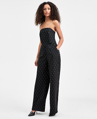 Women's Embellished Strapless Jumpsuit, Macy's Exclusive | Macy's