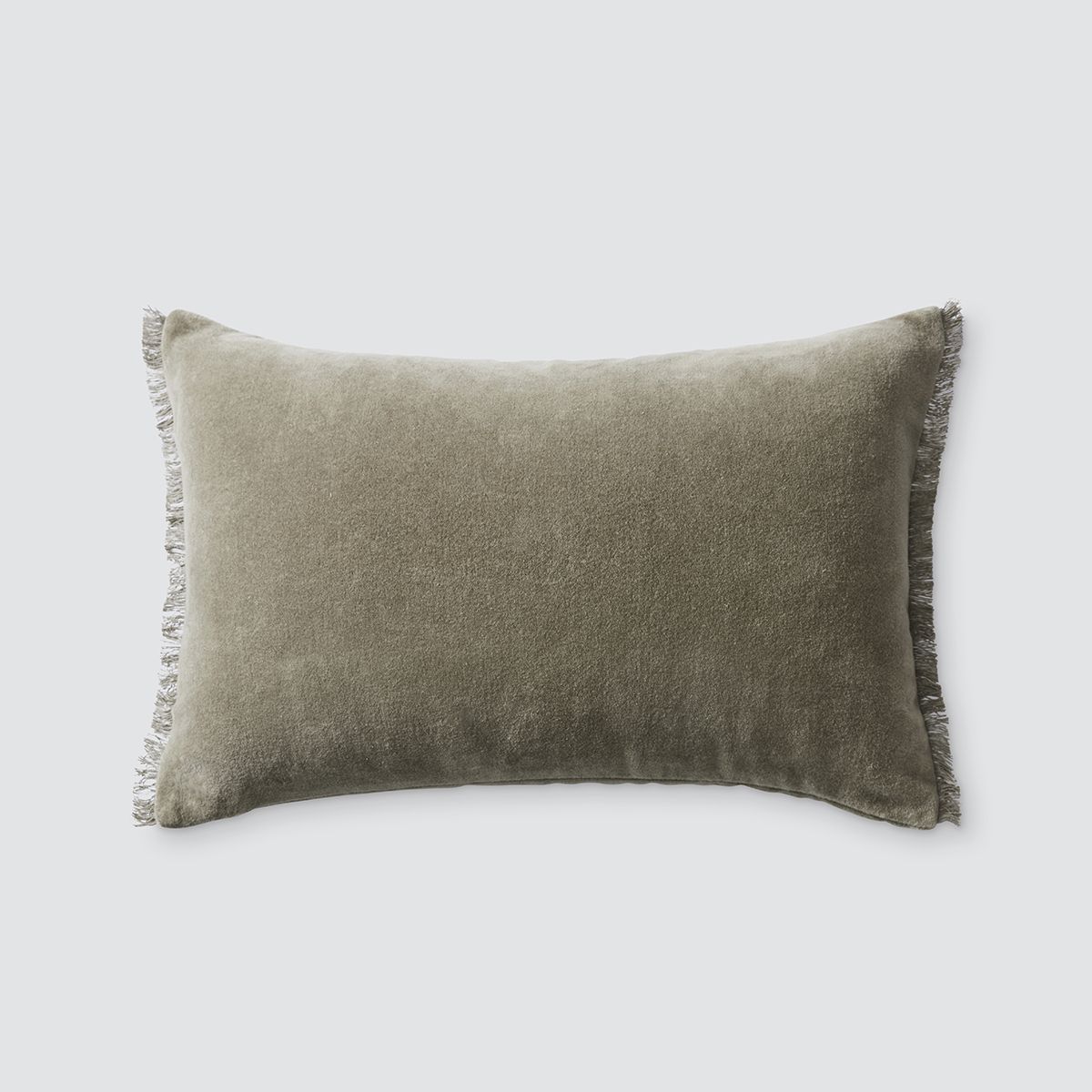 The Citizenry Naveta Velvet Lumbar Pillow | The Container Store