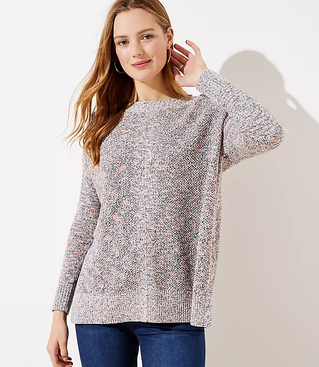 Spacedye Poncho Sweater | LOFT | LOFT