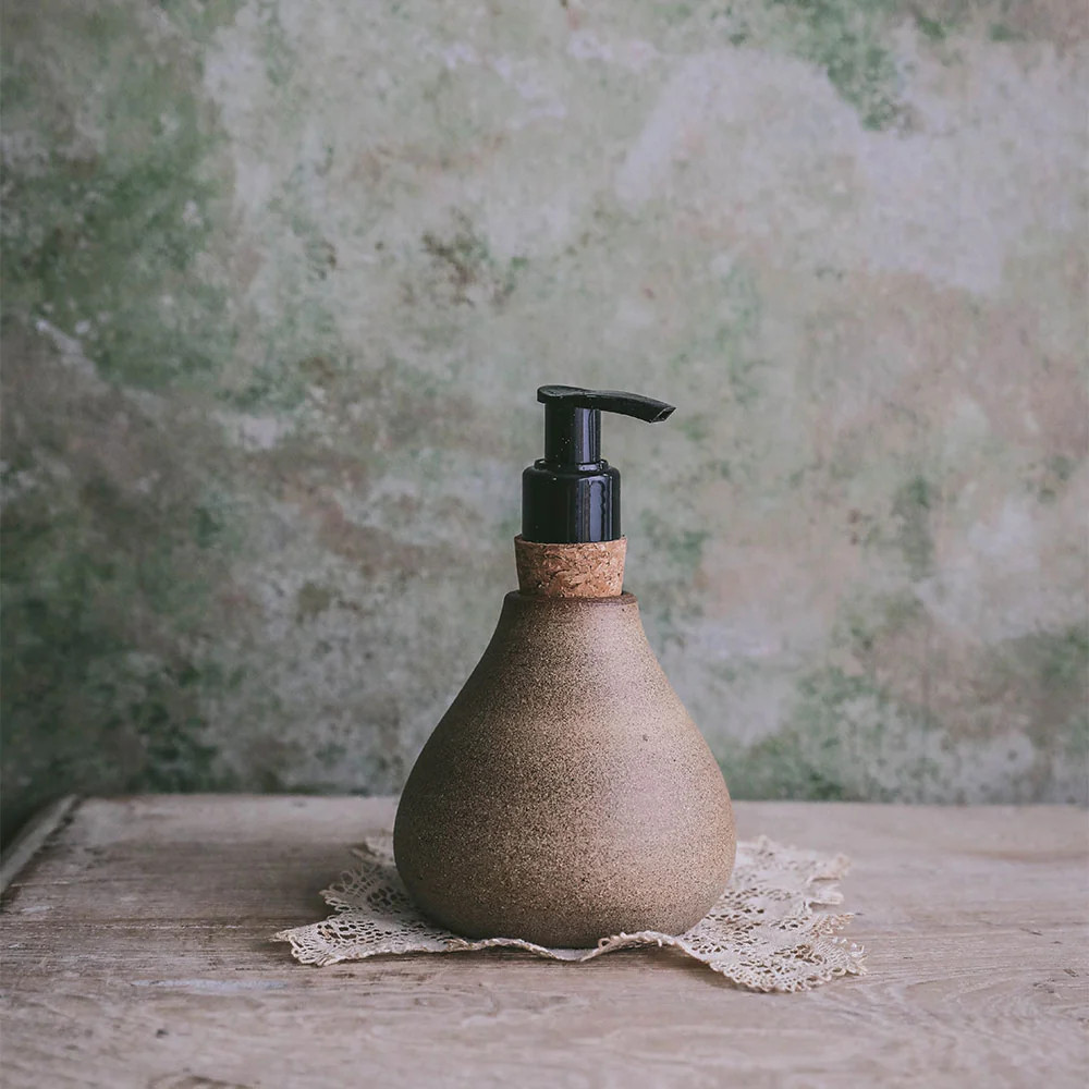 Artisan Ceramic Soap Dispenser | Roan Iris