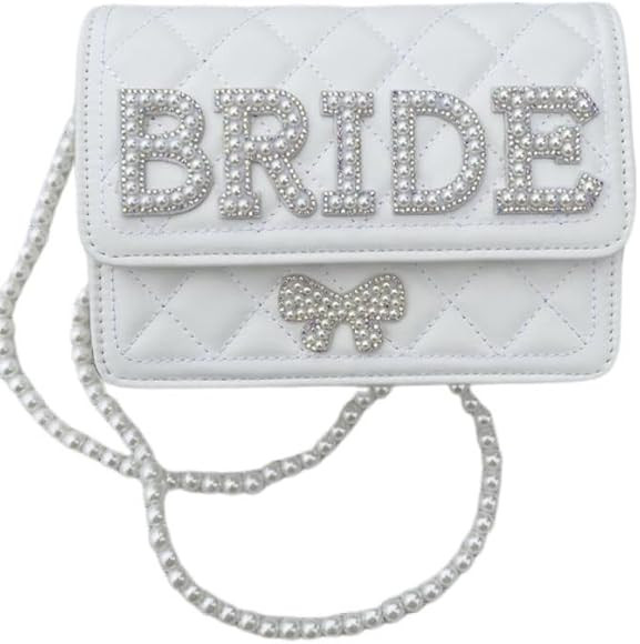 WHITE BRIDE BAG | Amazon (US)