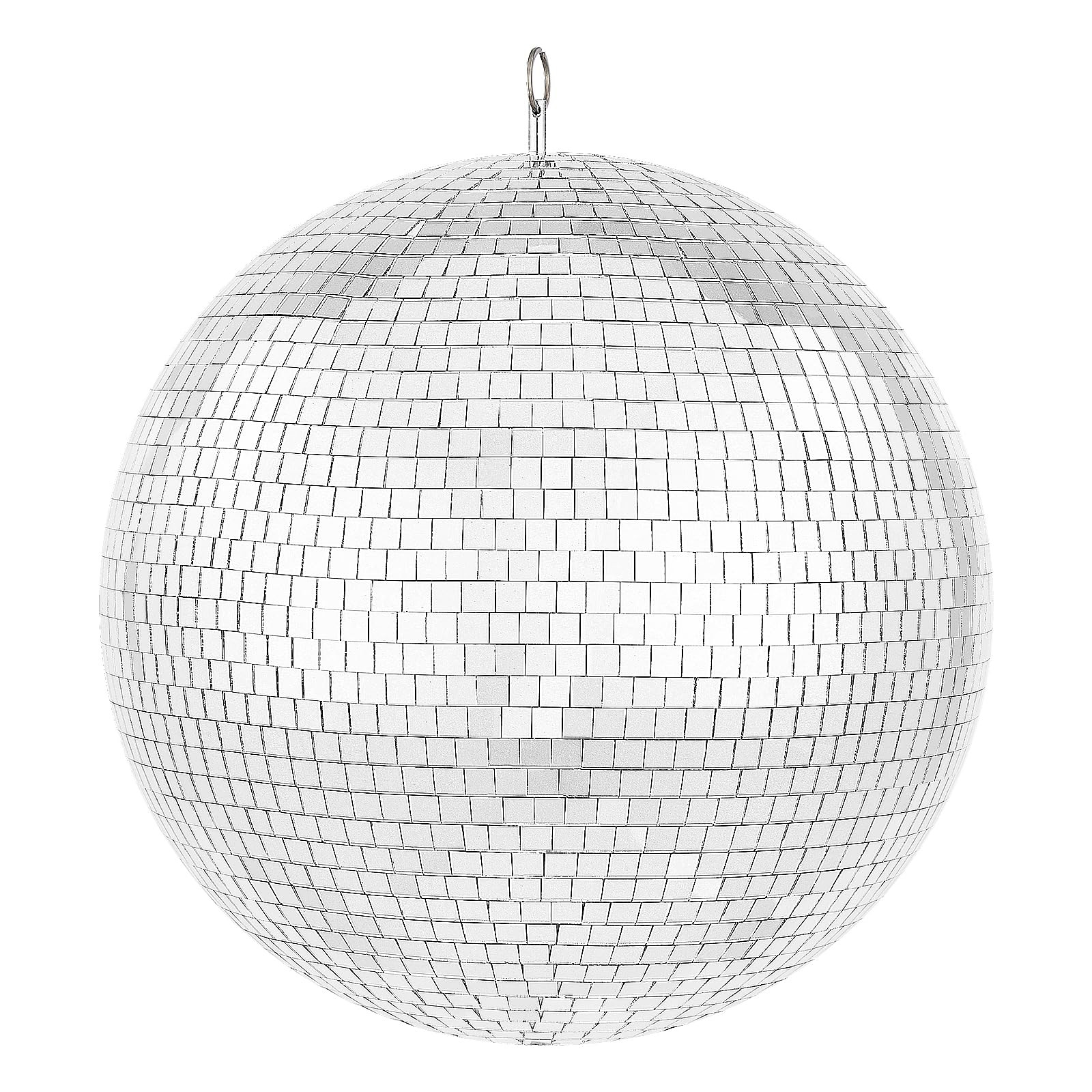 VEVOR Mirror Disco Ball, 16 Inch Party Mirror Ball with Hanging Ring, Large Lightning Disco Ball ... | Amazon (US)