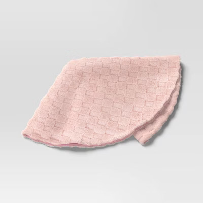 48" Plush Checkerboard Pattern Christmas Tree Skirt Pink - Wondershop™ | Target