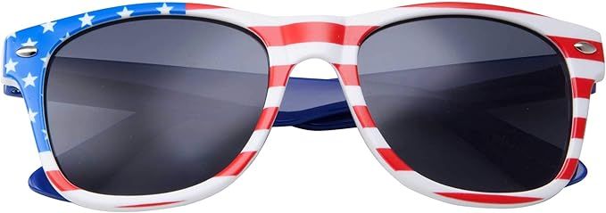 grinderPUNCH Kids American USA Flag Sunglasses for Boys and Girls Ages 3-10 | Amazon (US)