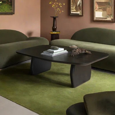 Modern Minimalist Solid Wood Coffee Table | Wayfair North America