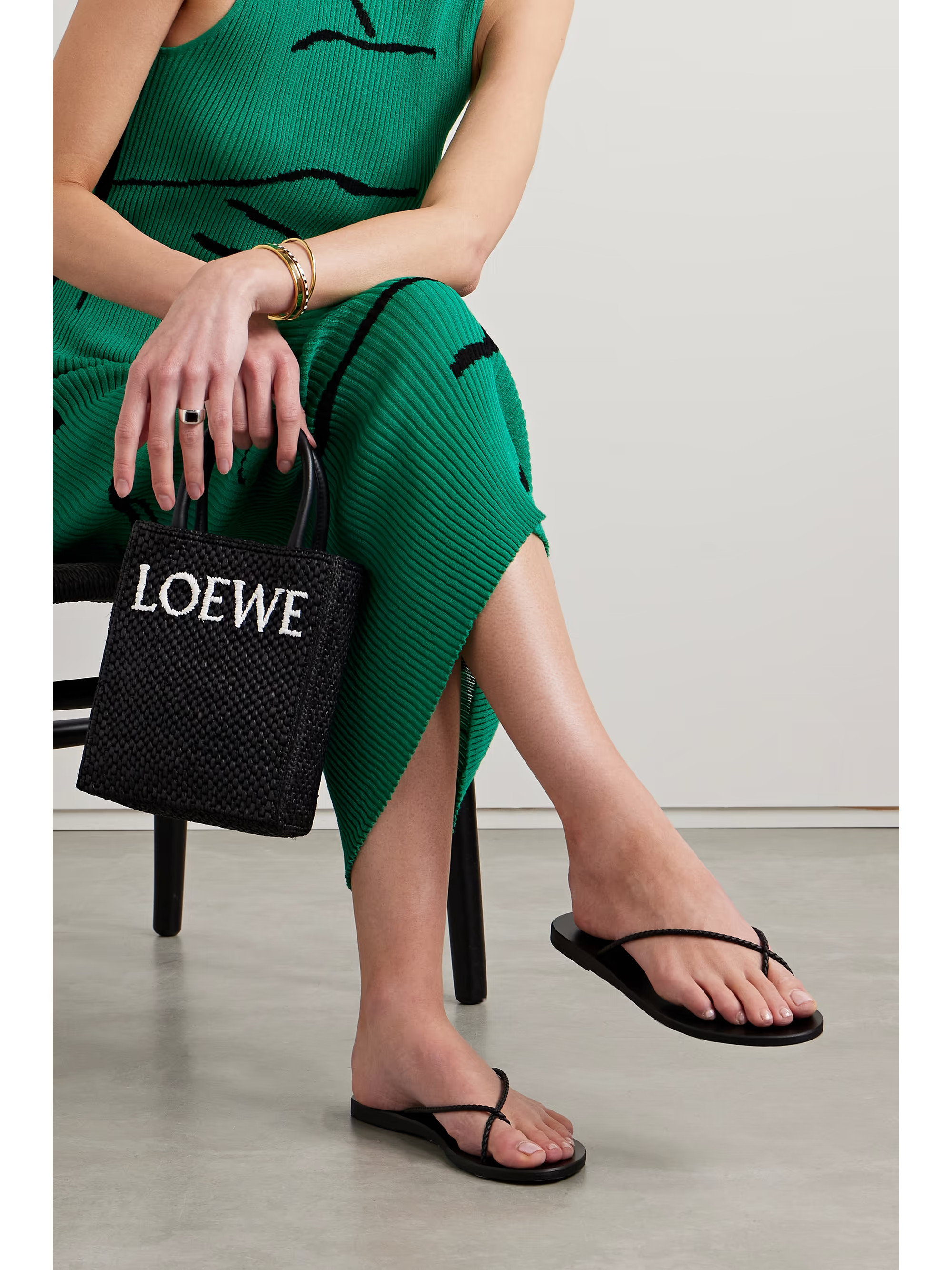 Adrahti braided leather sandals | NET-A-PORTER (US)