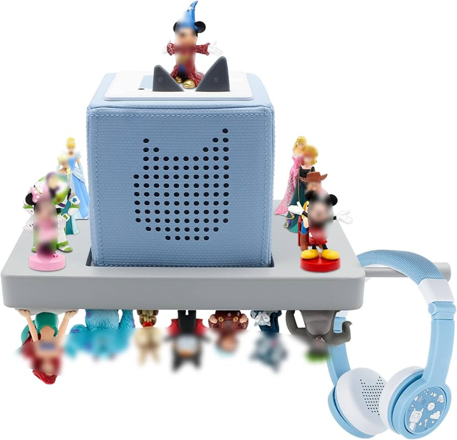 Floating Shelf for Toniebox, Headphones, Tonie Figures Characters - Wall Mounted Storage Shelf Co... | Amazon (US)