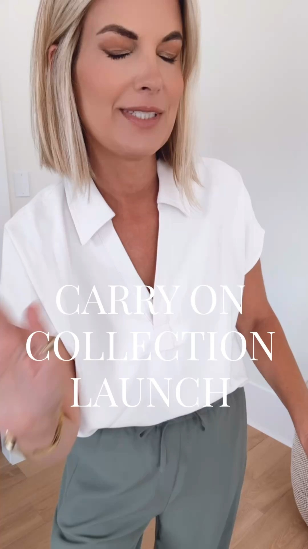 Take 15% off the new Spanx Carry On Collection with my new customer discount code RACHELXSPANX.  A lightweight material that resists wrinkles making it ideal for travel. I have small in the tops and small tall in the pants.  #spanxpartner

#LTKSaleAlert #LTKTall #LTKTravel