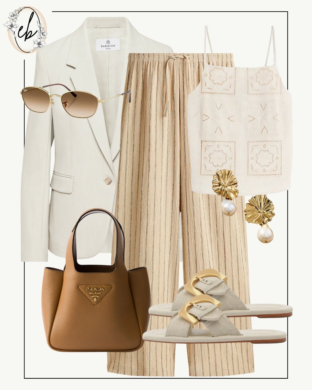 Chic neutral linen pant outfit 🥰

#LTKSeasonal #LTKFindsUnder100 #LTKOver40