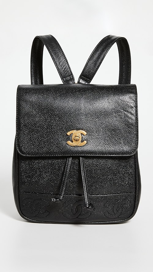 Chanel Black Caviar 3cc Backpack Medium | Shopbop