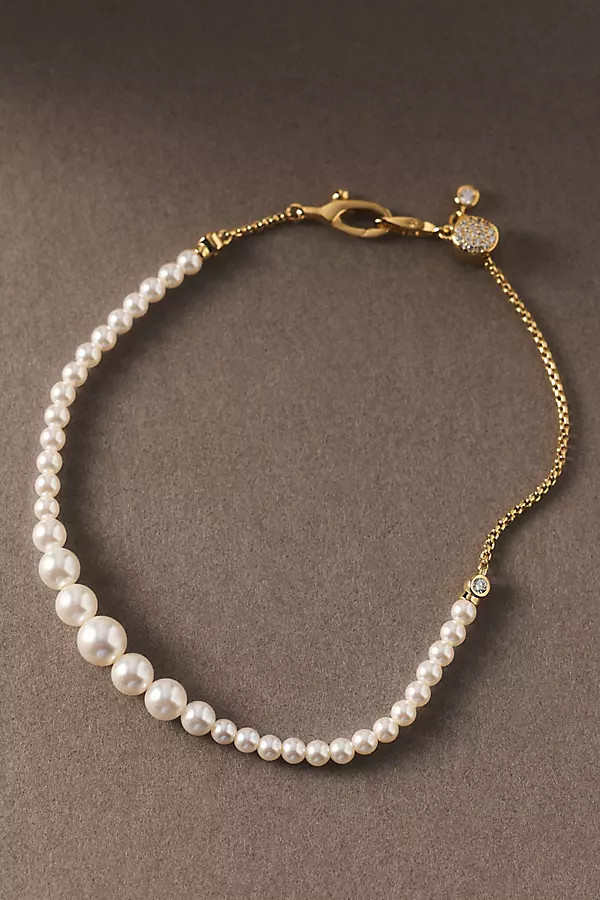 NADRI Siren Pearl Bolo Bracelet | Anthropologie (US)