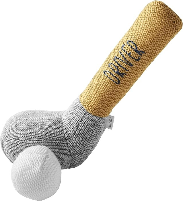 Mud Pie Children's Goft Knit Rattle, Yellow Driver Club | Amazon (US)