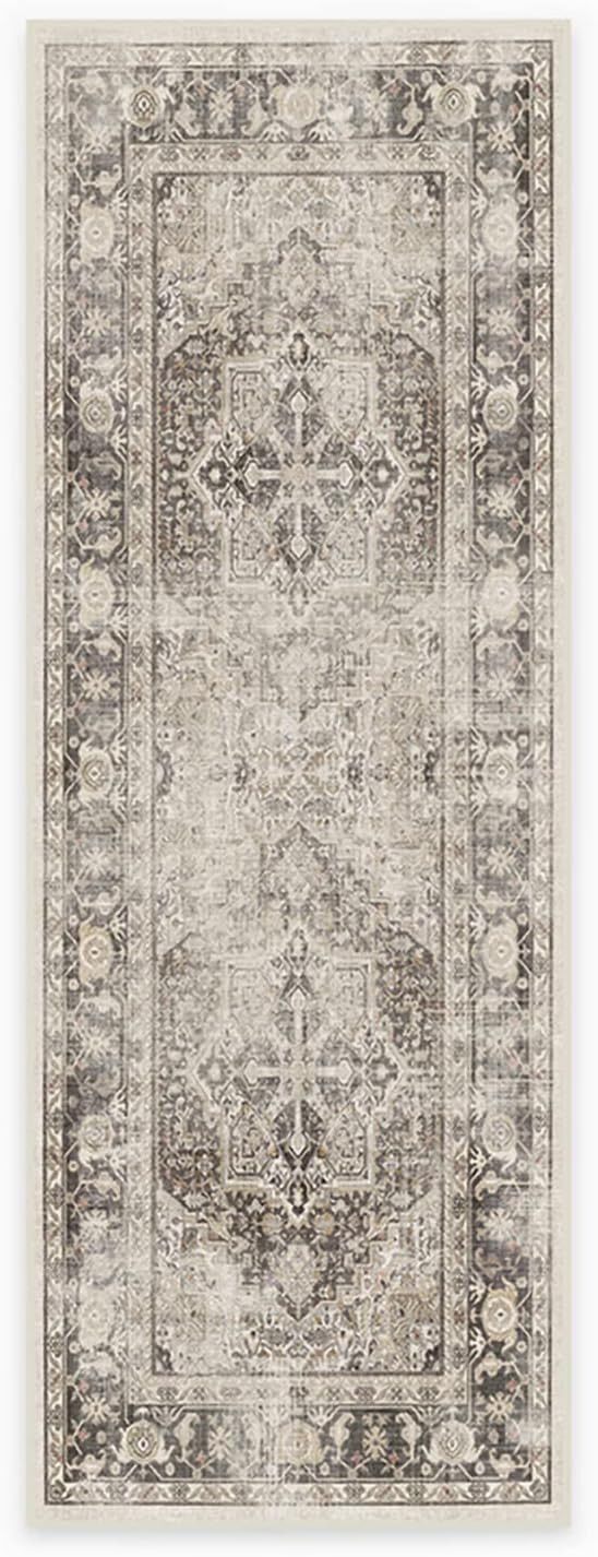 Amazon.com: Ruggable – Kamran Hazel – Machine Washable Runner Rug – Pet & Child Friendly ... | Amazon (US)