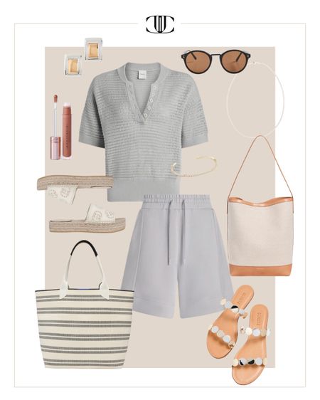 Showing you all a variety of every day matching sets that you can throw on for errands and look put together and cute.

Matching set, athleisure wear, shorts, top, easy outfit, casual outfit, relaxed outfit 