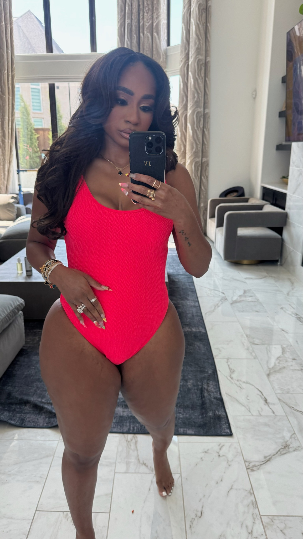 Under $20 swimsuit find!! Wearing size M for reference! 

#LTKSwim #LTKMidsize #LTKFindsUnder50