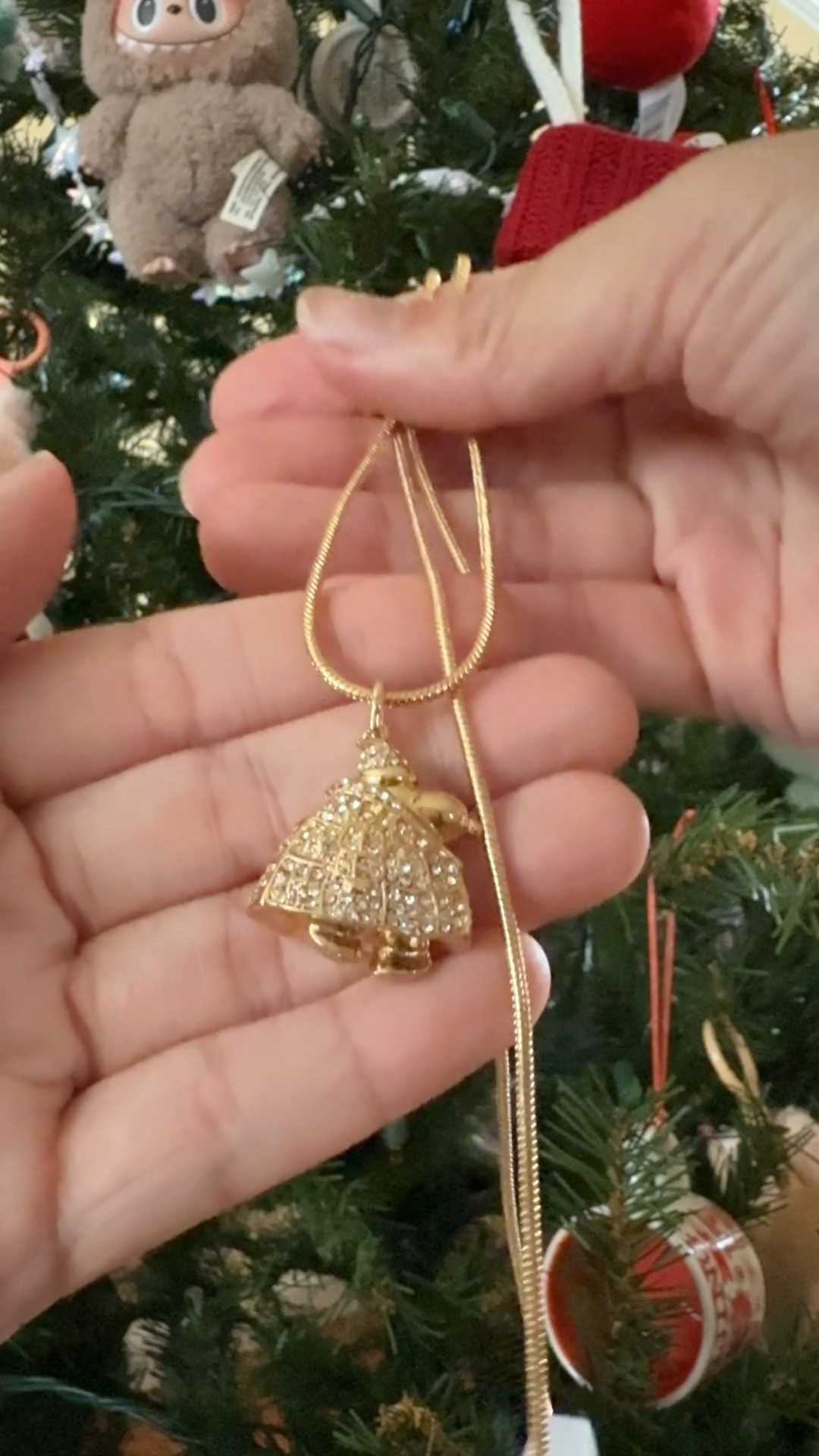 Puffer Snoopy Pave necklace from BaubleBar!