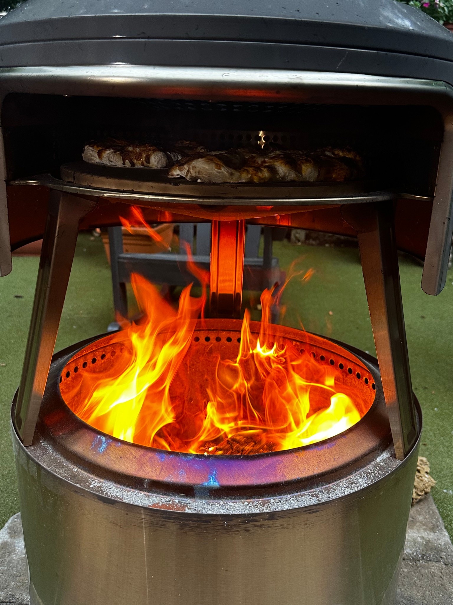 My dad gifted us the Solo Stove Pizza attachment for our wedding because we love pizza and fires a little too much 😂 this has become one of our favorite things to do at home together. We make our pizzas from scratch and watch them cook over the fire. #solostove #bonfire #pizzaoven #pizzq 

#LTKSeasonal #LTKHome #LTKautumn