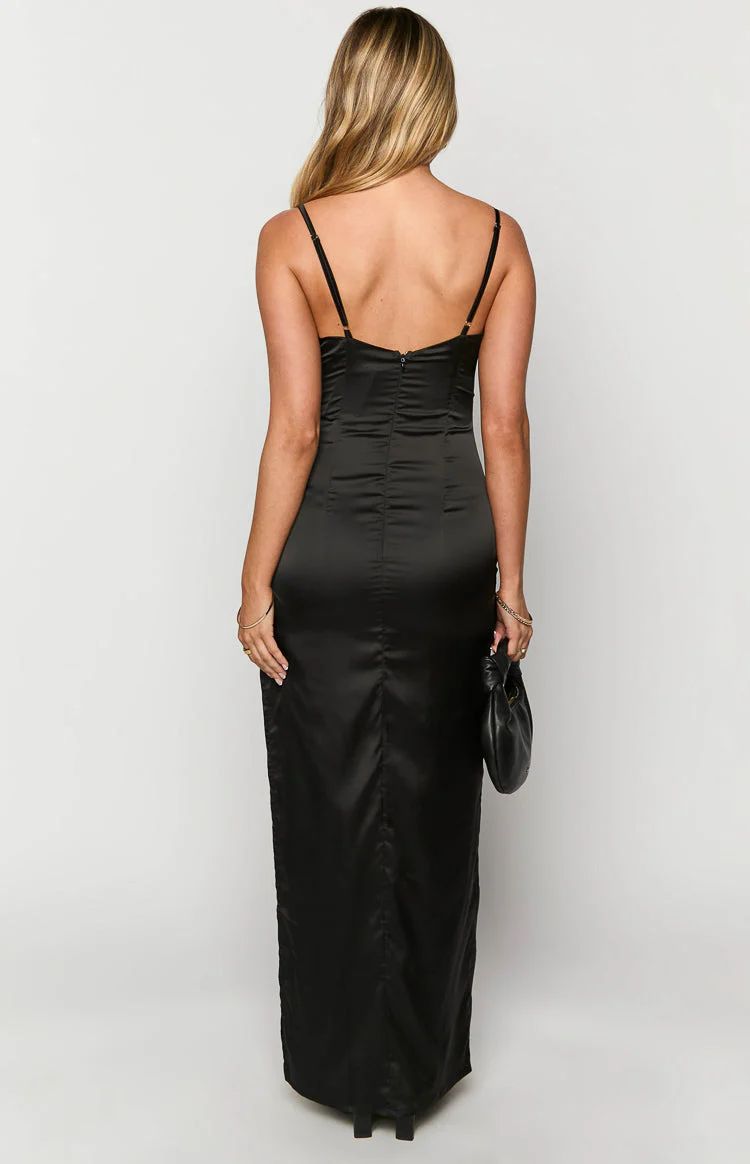 Honey Black Maxi Dress | Beginning Boutique (US)