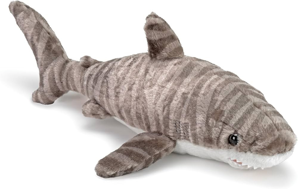 Wild Republic Tiger Shark Plush, Stuffed Animal, Plush Toy, Gifts for Kids, Cuddlekins 13 Inches | Amazon (US)