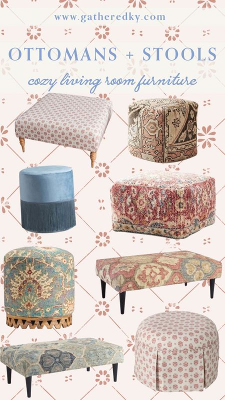 Ottomans & Stools : Cozy Living Room Furniture 

#LTKhome