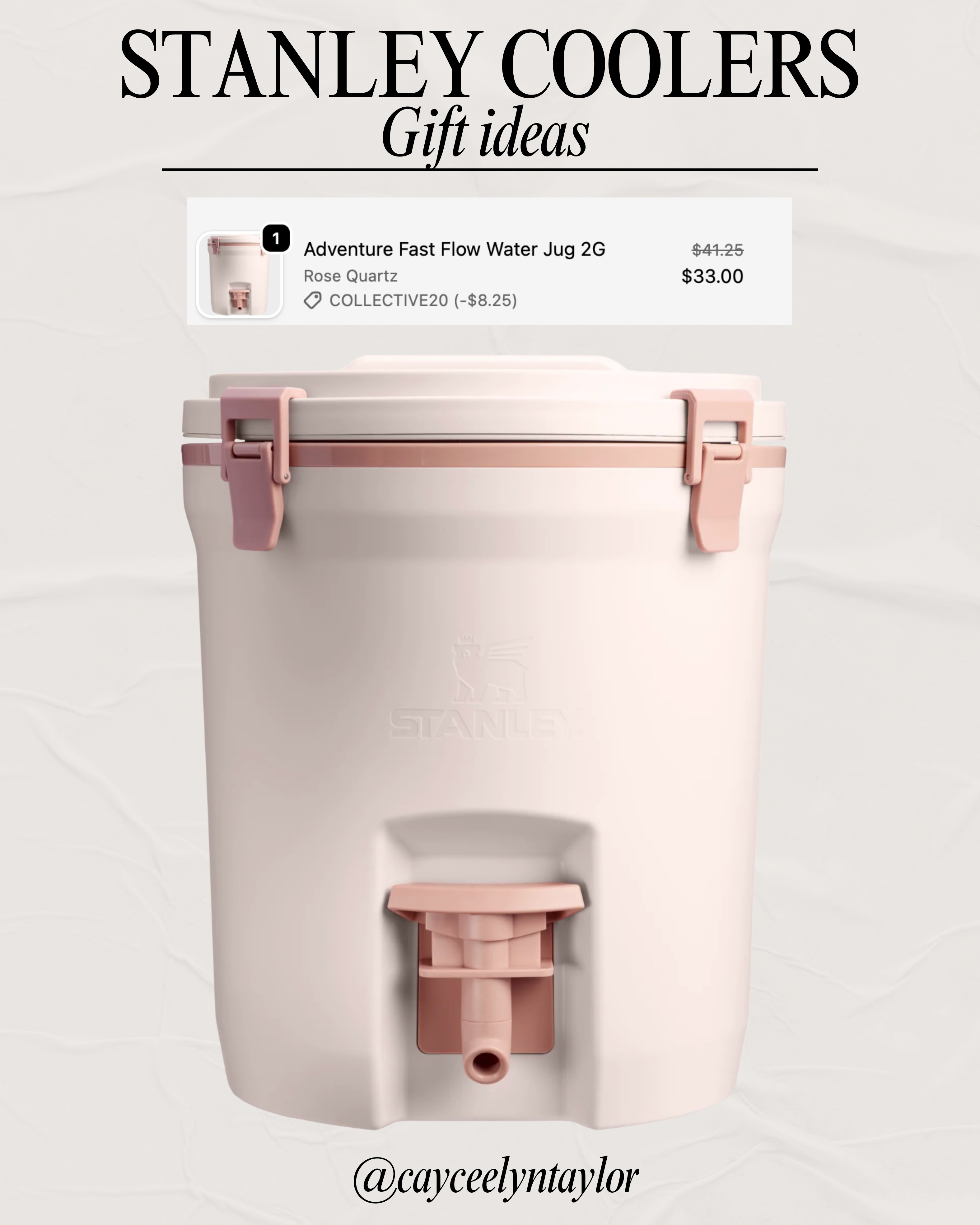 The Adventure Fast Flow Water Jug is currently on sale for $33!! These are great for youth sports or even pickle ball with friends! We use ours all the time!! Don't for get to add the code for extra savings!  

 #LTKGiftGuide #LTKActive #LTKSaleAlert