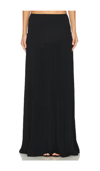 LIONESS Field Of Dreams Maxi Skirt in Black. - size S | Revolve Clothing (Global)