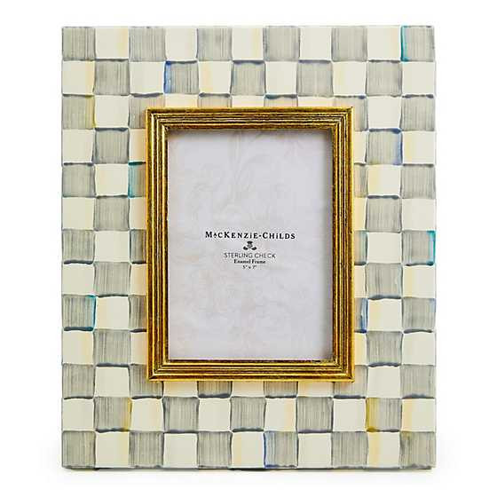 Sterling Check 5" x 7" Frame | MacKenzie-Childs