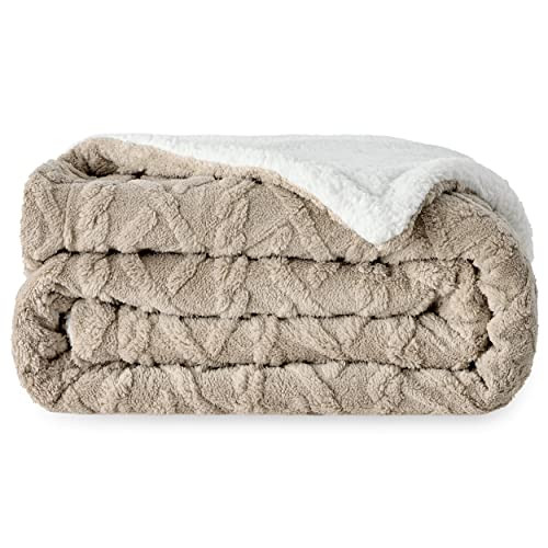 Bedsure Sherpa Throw Blanket for Couch Sofa - Fuzzy Soft Cozy Blanket for Bed, Fleece Thick Warm ... | Amazon (US)