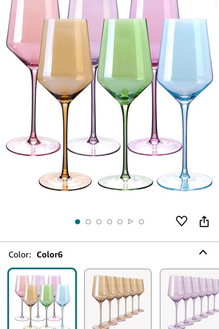 Colorful amazon glassware

Spring glasses, amazon colorful wine glasses, amazon home 

#LTKfindsunder50 #LTKhome #LTKSeasonal