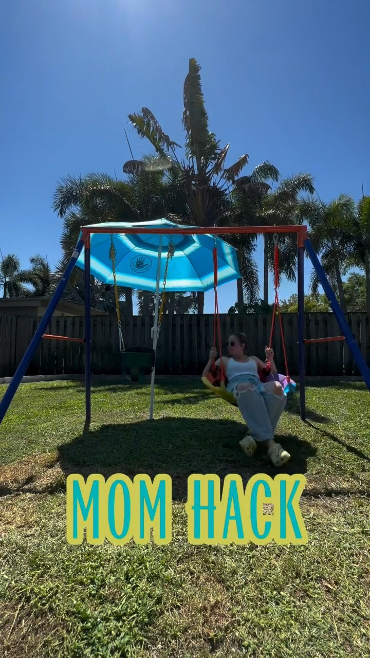 #Momhack ⛱️
Link in bio. Umbrella sold separately
#swingset