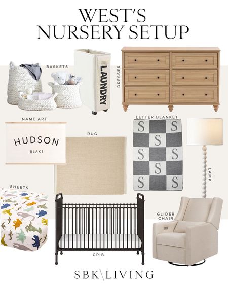 BABY \ west’s nursery setup!

Toddler boy
Crib 
Dresser
Glider 

#LTKbaby #LTKhome