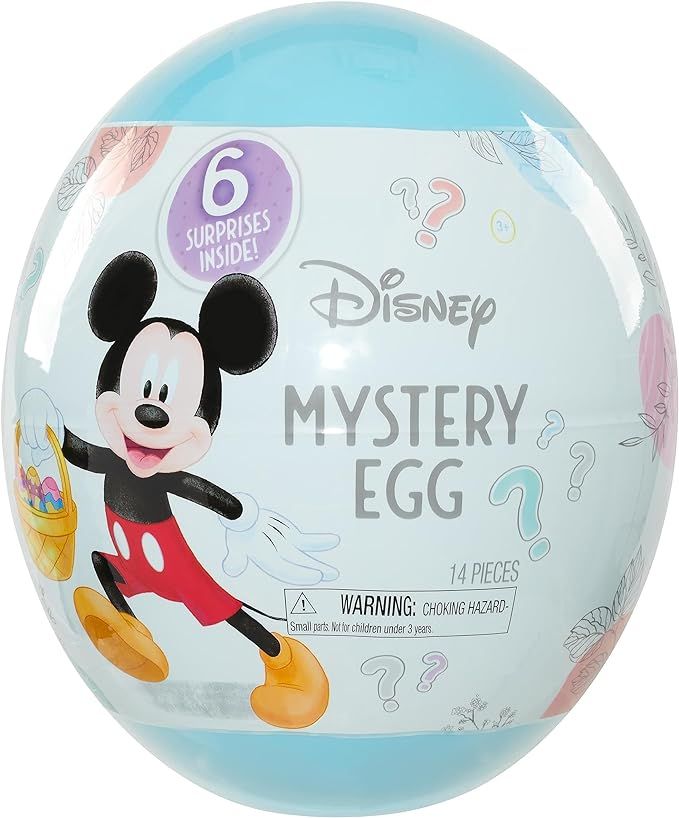 Disney Junior Mickey Mouse Giant Easter Egg Surprise, 6-pieces, Officially Licensed Kids Toys for... | Amazon (US)