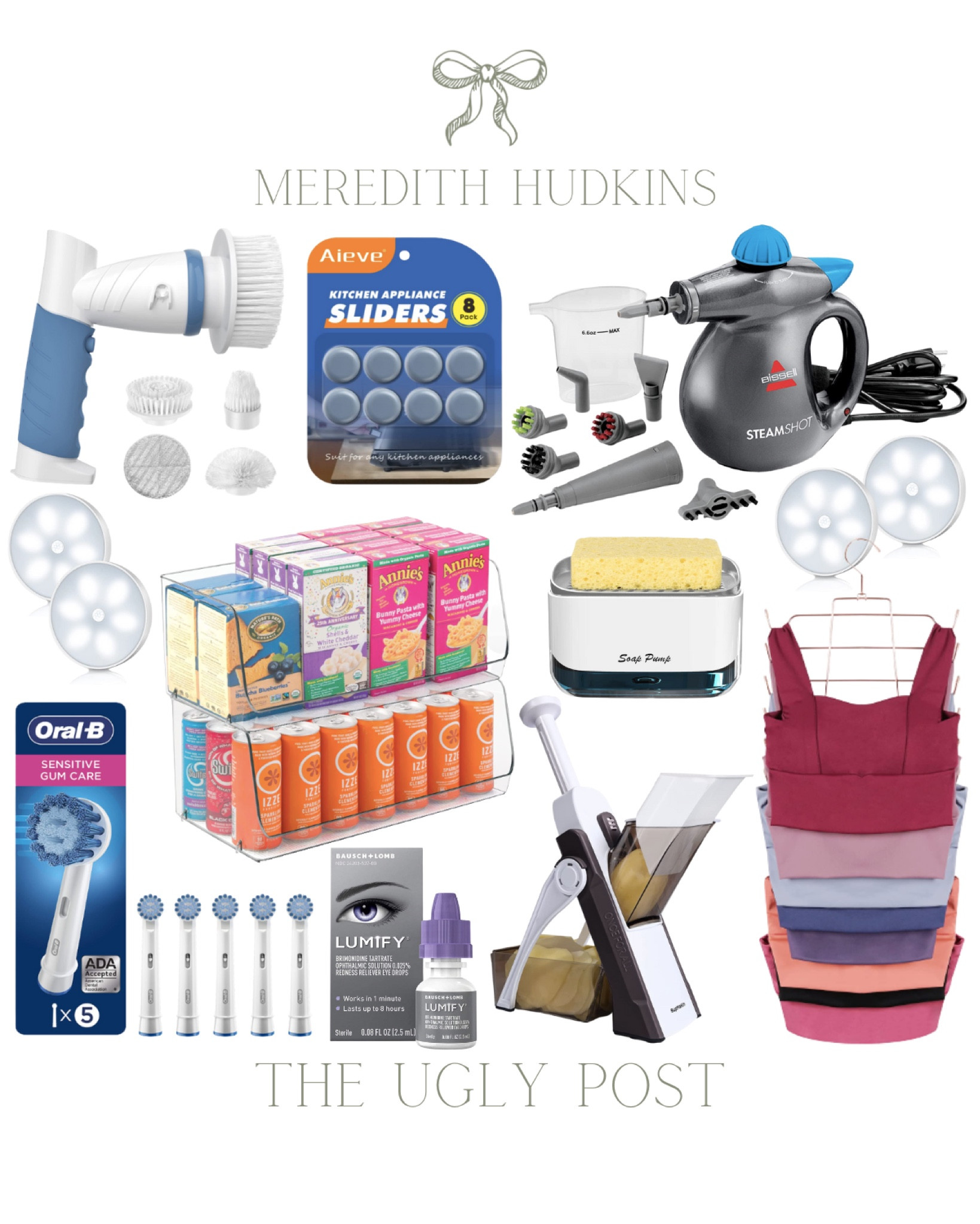 Tile scrubber, bathroom cleaner, tile cleaner, Bissell steam shot, motion sensor lights, kitchen organization, kitchen appliance sliders, soap pump, closet organization, slicer and dicer, eyedrops, Oral-B sensitive gum care toothbrush heads, Amazon 

#LTKunder50 #LTKsalealert #LTKhome